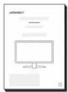 Japannext JN-IPS238G120F-HSP - Écran FHD 200 Hz - 23,8 pouces Moniteur LCD LED - 1
