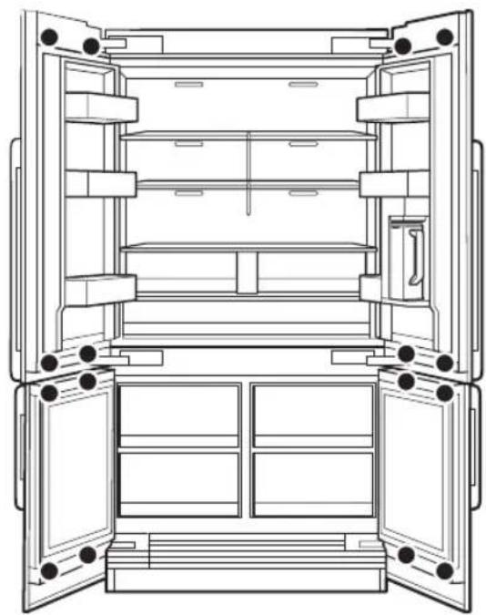 Dacor RAT48AMAASR - Top of the Door - 1