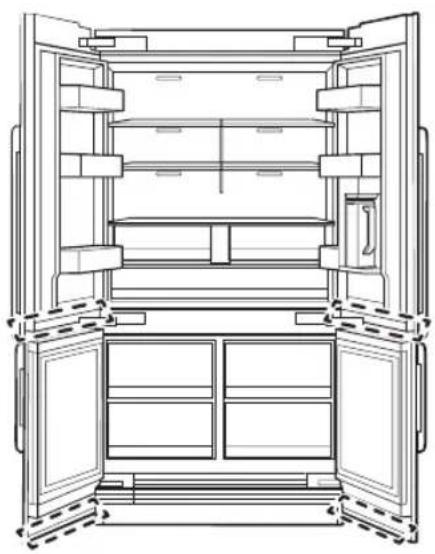 Dacor RAT48AMAASR - Cubierta inferior de la puerta - 1