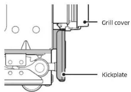 Dacor RAT48AMAASR - Attaching Toe kickplate - 2