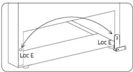 Dacor RAW24AMAAMS - Anti-tip bracket mounting hole instructions - 2