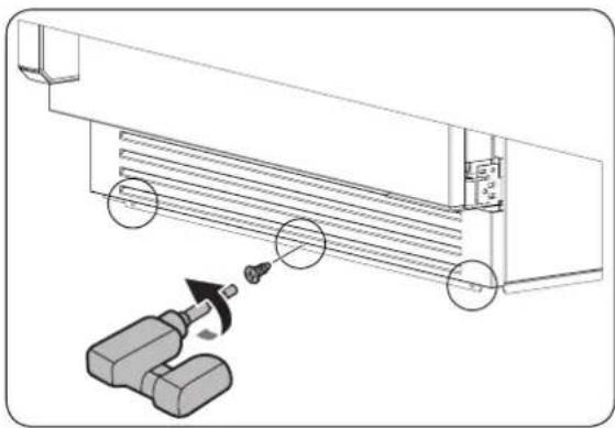 Dacor RAW24AMAAMS - Removing Kickplate - 1