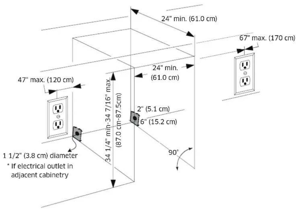 Dacor RAW24AMAAMS - Installation Specifications for Built-in Purposes - 1