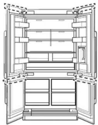 Dacor RAT48AMAAMS - Cubierta superior de la puerta - 1