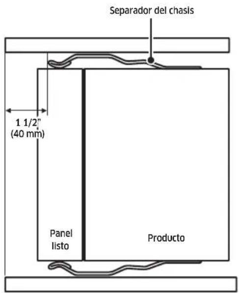 Dacor RAT48AMAAMS - Colocar le refrigerador en su estructura - 3