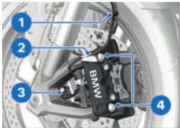 BMW R 1300 R (2025) - การถอดล้อหน้า - 1