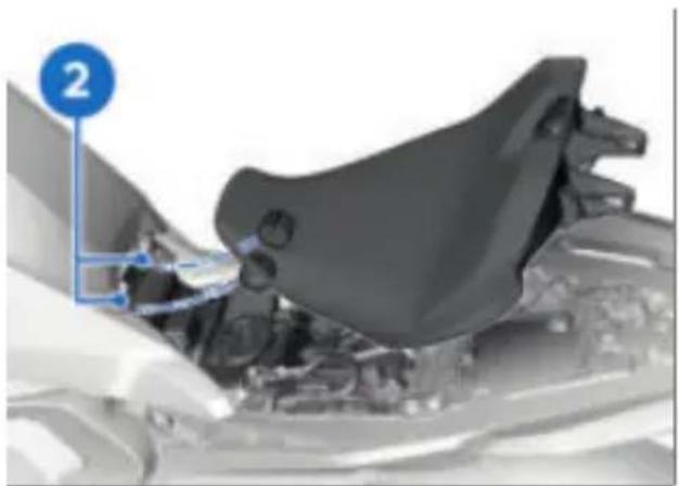 BMW R 1300 R (2025) - การติดตั้งเบาะนั่งคนชับ - 2