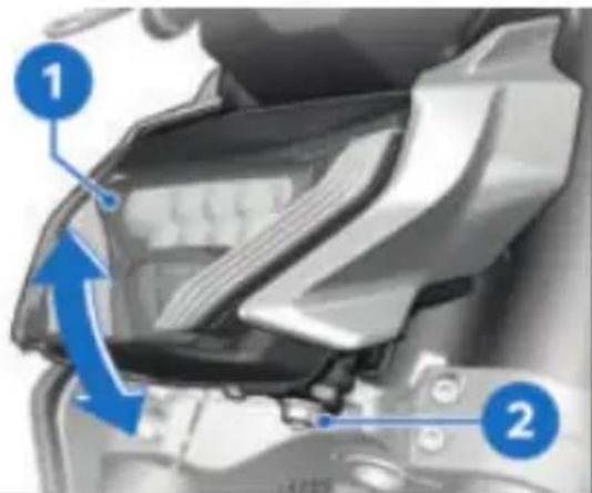 BMW R 1300 R (2025) - ระยะการส่องสว่างและพรโหลด ของสปริง - 2