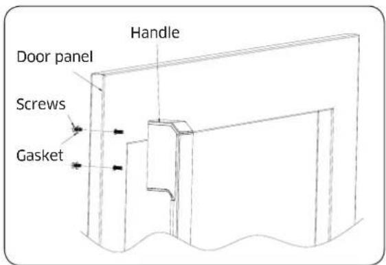 Dacor RAT24AMAASR - Handle Installation - 1