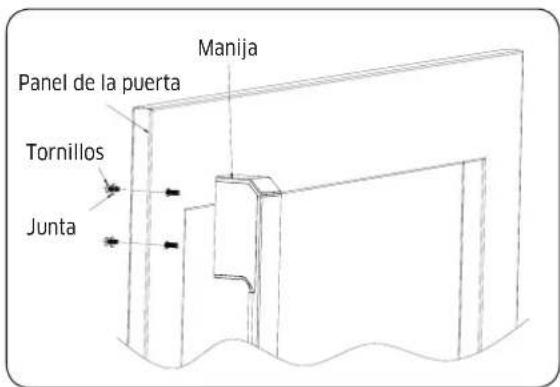 Dacor RAT24AMAASR - Instalación de la manija - 1