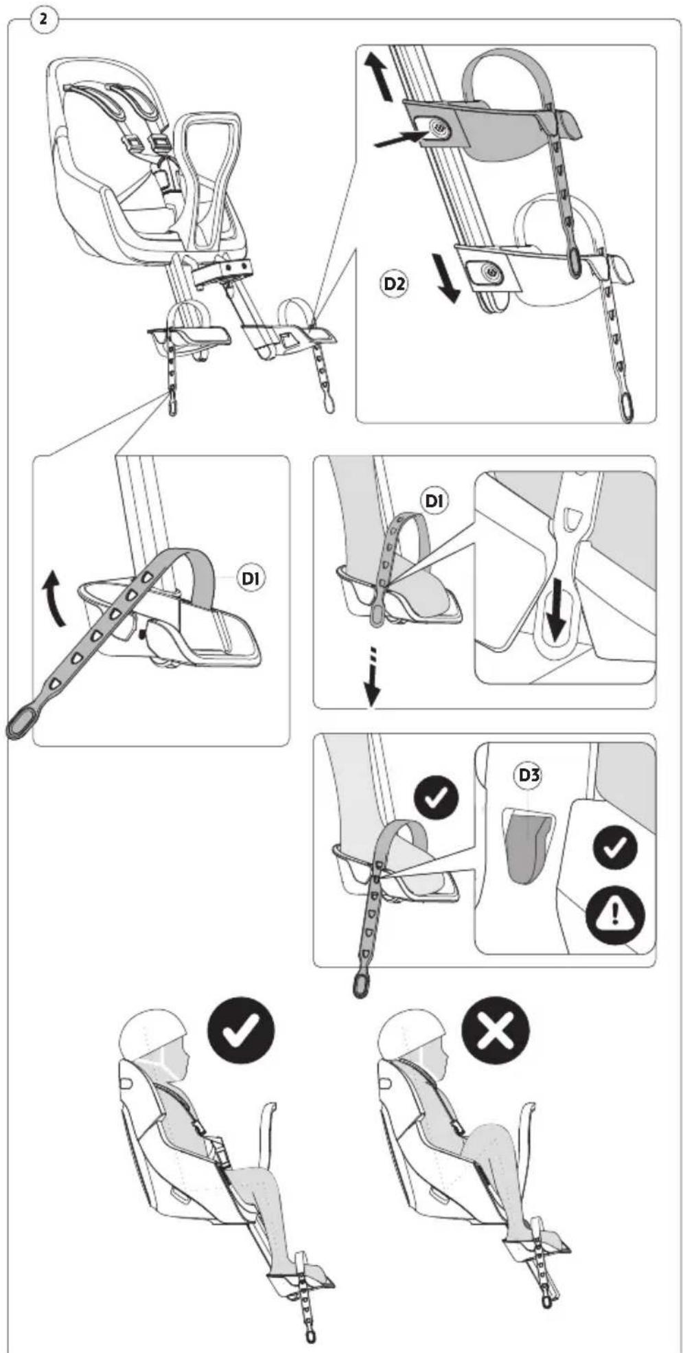 Bobike Exclusive Evolve Mini - HOW TO SECURE THE CHILD IN THE SEAT - 8