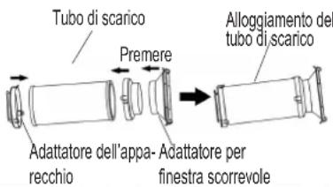 COMFEE MPPHA-09CRN7 - Terzo passo: Preparazione del cursore regolabile della finestra - 1