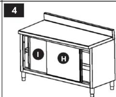 Royal Catering RCSSCB-200X70-E-B - STAINLESS STEEL WORK TABLE - 6