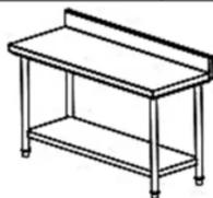 Royal Catering RCWT-200X60S - STAINLESS STEEL WORKTABLE - 14