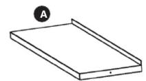 Royal Catering RCWR-100.1 - WALL SHELF - 2