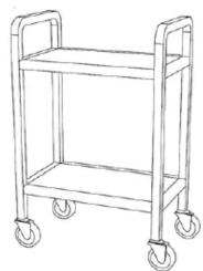 Royal Catering RCSW-3R.1K - TROLLEY - 12