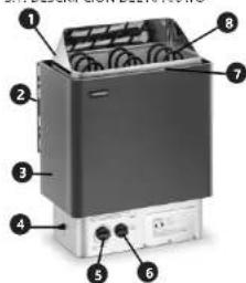 Uniprodo UNI_SAUNA_S6.0KW - 2.4.MANEIQ SEGULO DELAPARATO - 2