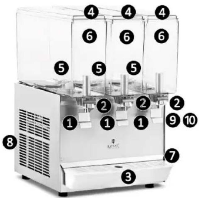 Royal Catering RC-JDD02 - Descrizione del dispositivo - 1