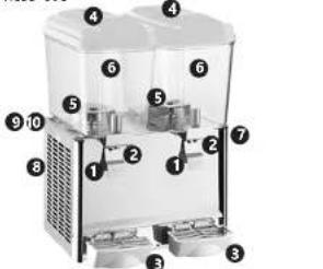 Royal Catering RC-JDD03 - VOR INBETRIEBNAHME MUS5 DIE ANLEITUNG GENAU DURCHGELESEN UND VERSTANDEN WERDEN. - 8