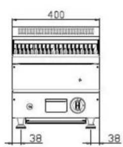 Royal Catering RC-GLRG600 - Szerkezeti vázlat: - 1