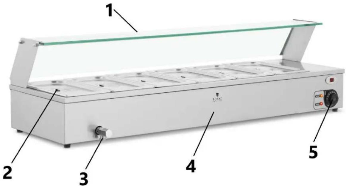 Royal Catering RCBM-11 - A készülék leírása - 1