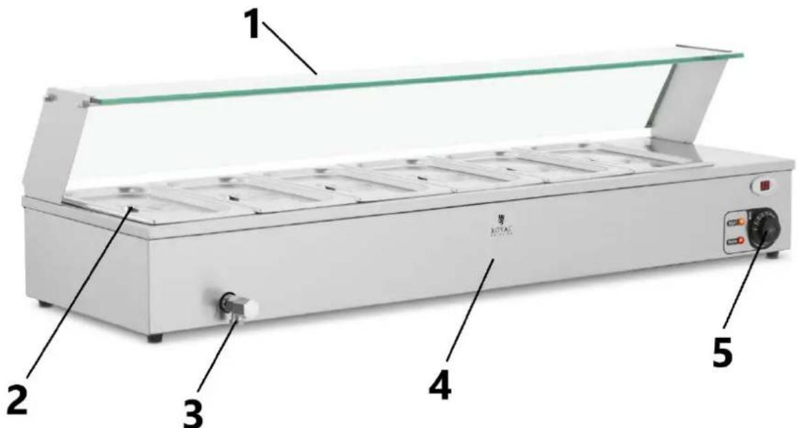 Royal Catering RCBM-11 - Opis urządzenia - 1