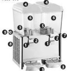 Royal Catering RC-JDP01 - VOR INBETRIEBNAHME MUSS DIE ANLEITUNG GENAU DURCHGELESEN UND VERSTANDEN WERDEN. - 8