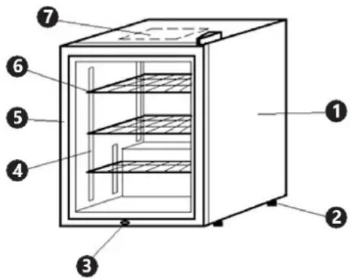 Royal Catering RCCTIF-88 - Opis naprave - 1