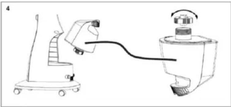 Sogo SS-21216 - Montaje del soporte del ventilador - 2