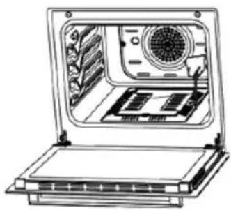 Sogo SS-24405 - Removal of the lower burner: - 1
