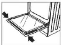 Sogo SS-24405 - Reinigung und Pflege des Glases der Backofenfronttür: - 1