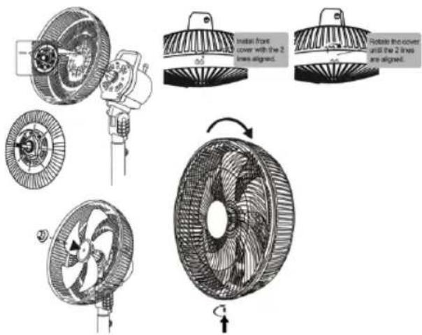 Sogo SS-21277 - Conjunto de la rejilla y las Aspas: - 1