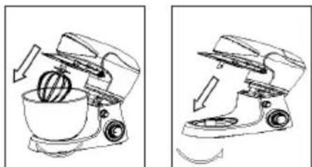 Sogo SS-14520 - HOW TO USE KNEADING HOOK, FLAT BEATER, WHISK - 7