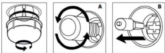 Sogo SS-24205 - To change the Lamp: - 1