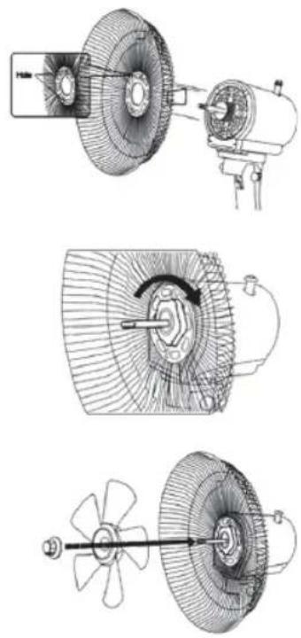 Sogo SS-21325 - Fan assembly: - 1