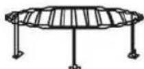 Sogo SS-885 - Noms des pièces et accessoires Four - 2