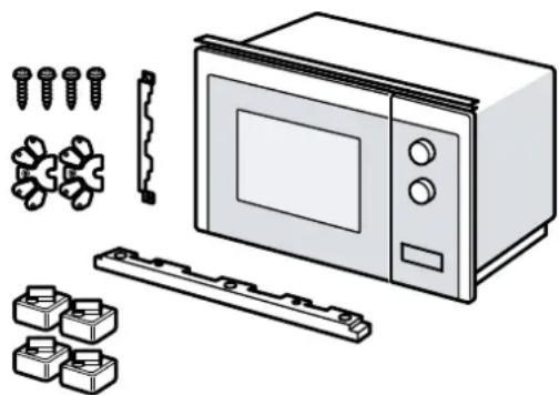 BOSCH BFL523MW1F - Contenu de la livraison - 1