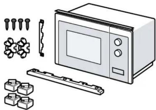 BOSCH BFL523MW1F - Inhoud van de verpakking - 1