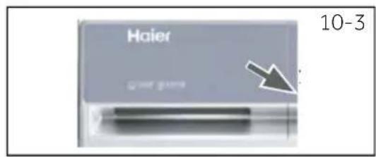 HAIER HD100-C367U1 - Svuotare il serbatoio dell'acqua - 1