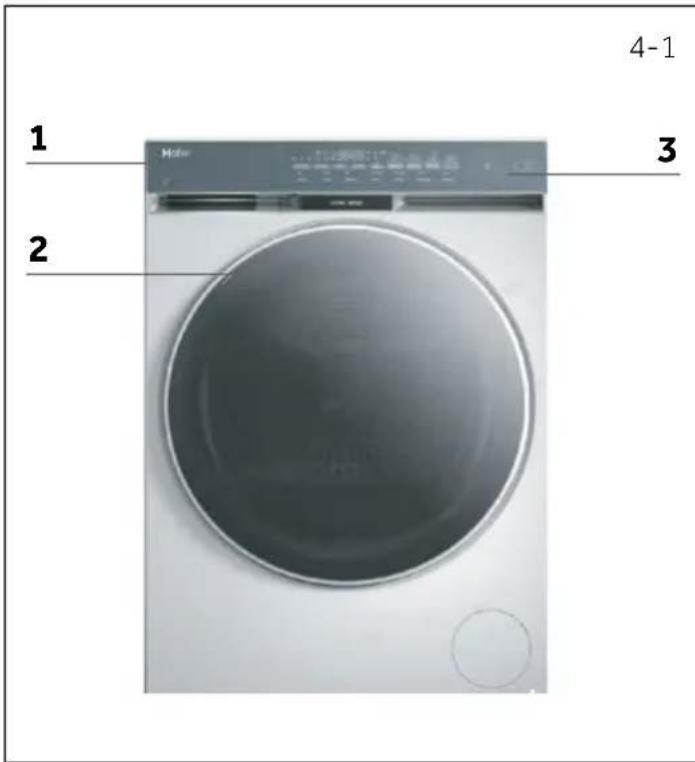 HAIER HD100-CQ387U1 - Abbildung des Geräts - 1