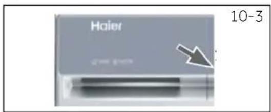 HAIER HD100-C367GU1 - Vaciar el depósito de agua - 1