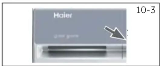 HAIER HD90-C367GU1 - Evvaziar o depósito de água - 1