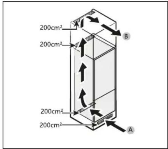 HAIER EHQE1855BCMW - Ventilationstværsnit - 1