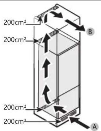 HAIER EHQE1855BCMW - Ventilaton cross-section - 1