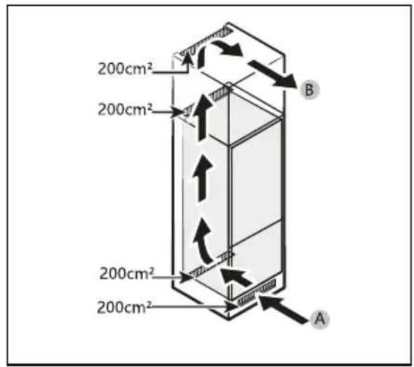 HAIER EHQE1855BCMW - Sección cruzada de ventilación - 1
