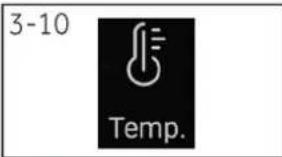 HAIER HWD120-BP14357U1 - Touche de fonction « Temp. » - 1