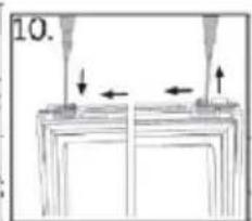 HAIER HTW7720CNMM - Monteerimisetapid (joonis 10.9): - 10