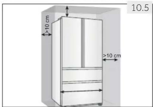 HAIER HTW7720CNMM - 10.5Lüftungsquerschnitt - 2