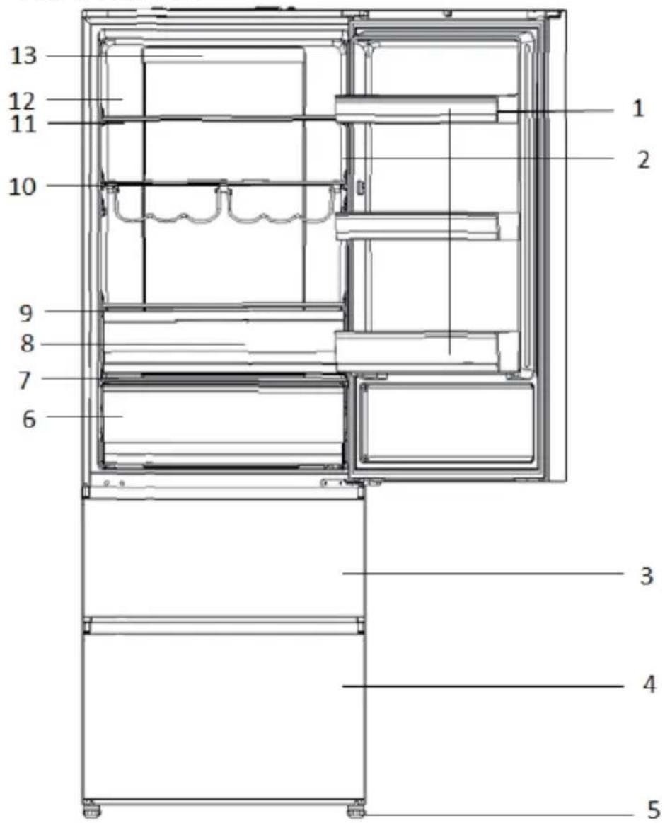 HAIER HTW7720CNMM - 3- Description du produit - 1
