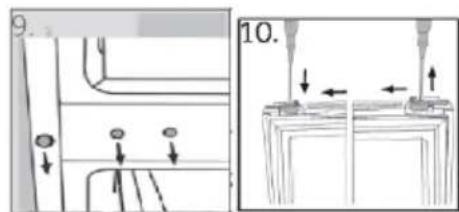 HAIER HTW7720CNMM - Pasos del ensamblaje (Fig. 10.9): - 5